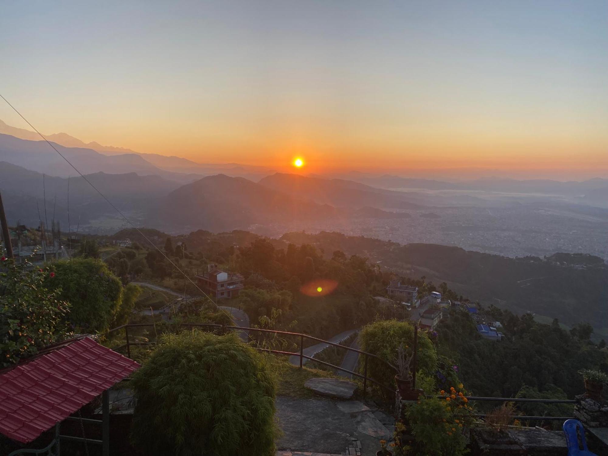 Panoramic View Guest House Sarangkot Покхара Экстерьер фото